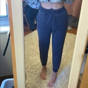 denim blue sweatpants! (worn once)